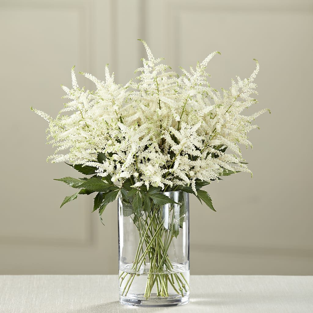 White Astilbe Bouquet – AMELIA'S FLOWERS, Naples FL