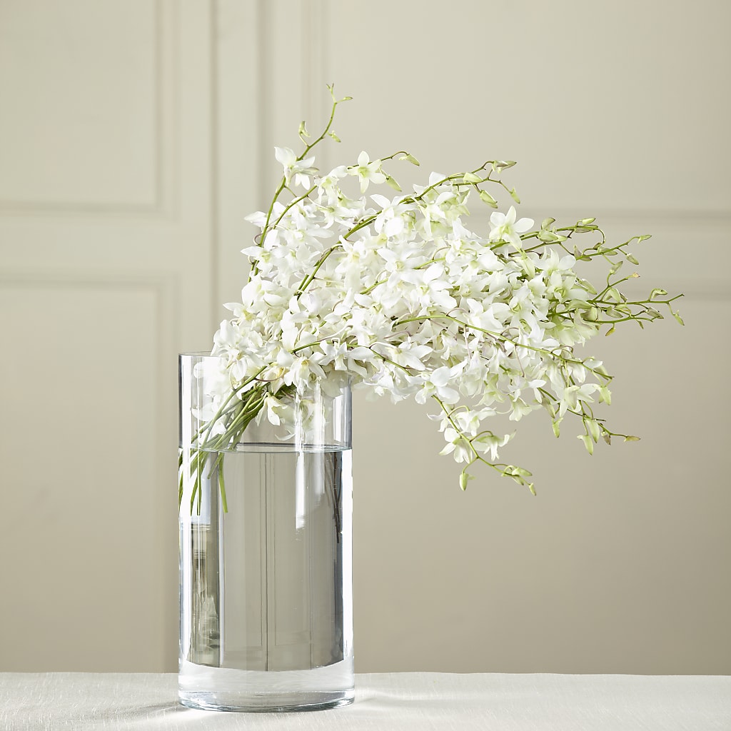White Dendrobium Bouquet – AMELIA'S FLOWERS, Naples FL